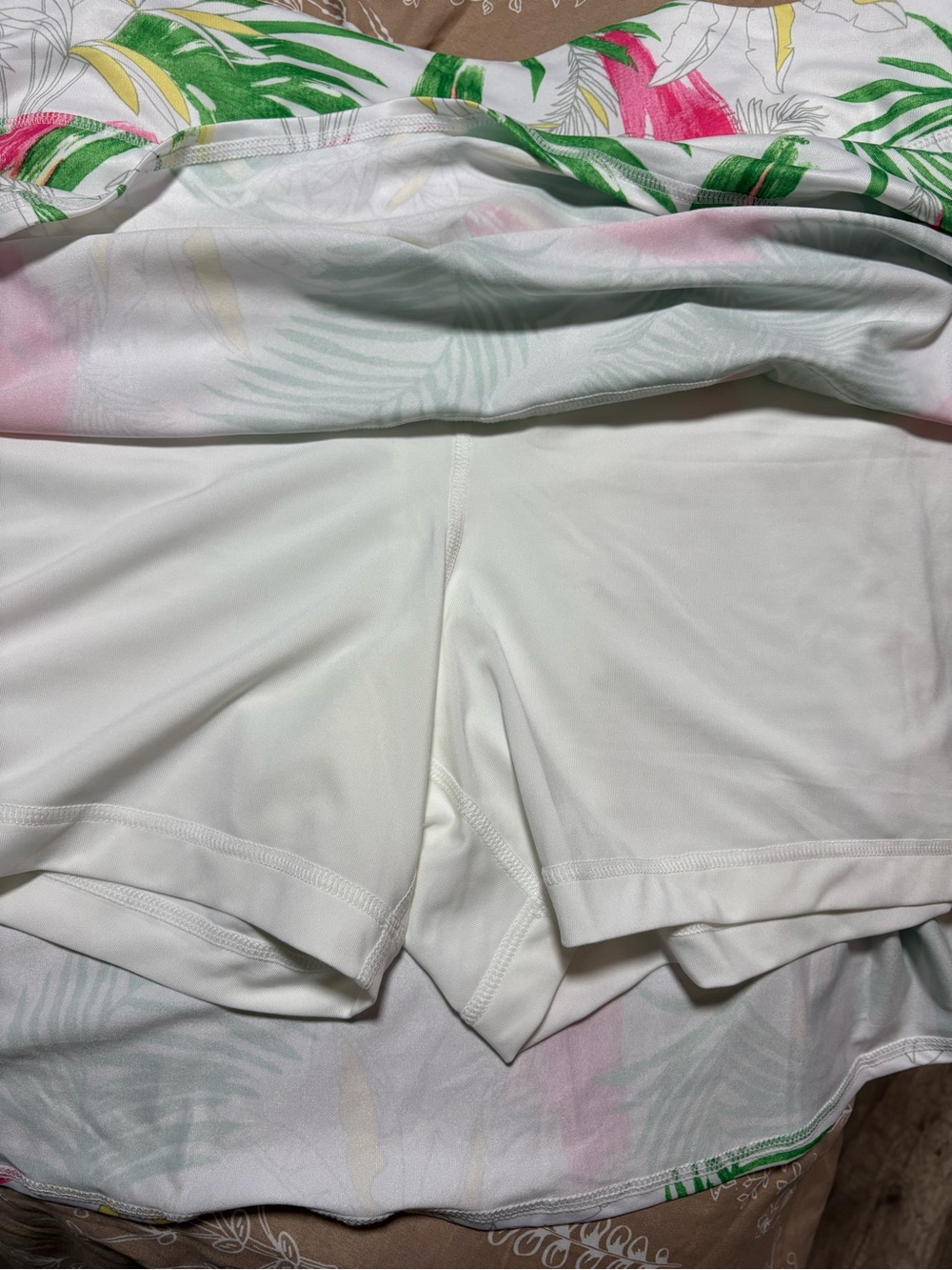 IDEOLOGY Womens Plus 1x Tiered Golf Tennis Skirt Skort Comfort Summer NWT - Picture 5 of 7